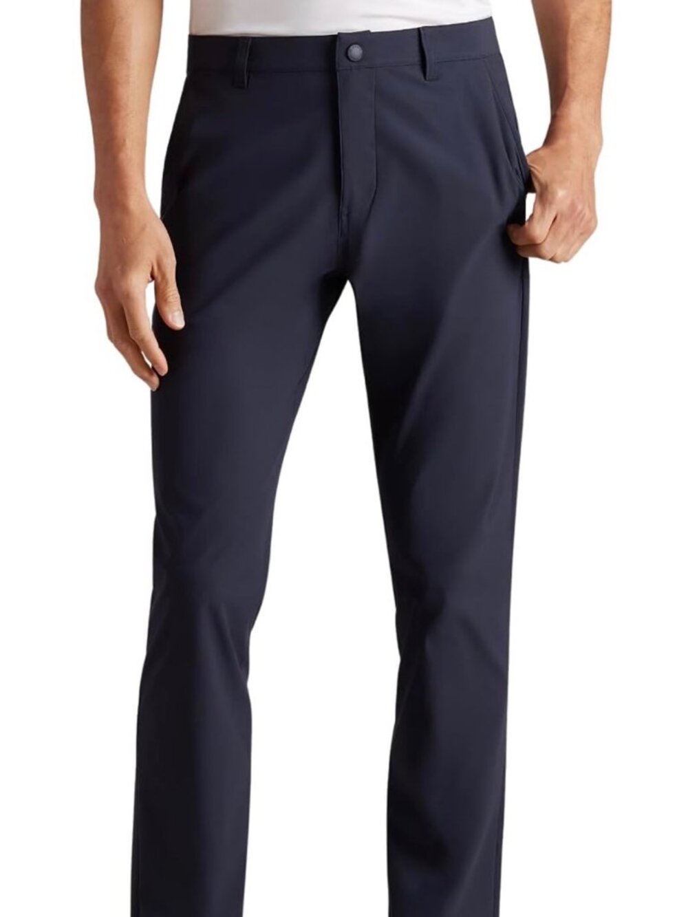 Used Men's Rhone Commuter Pant Slim Fit Dress Pants - True Navy - 34x33 - Read D